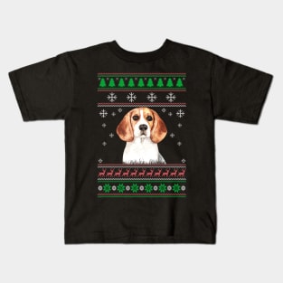 Cute Beagle Dog Lover Ugly Christmas Sweater For Women And Men Funny Gifts Kids T-Shirt